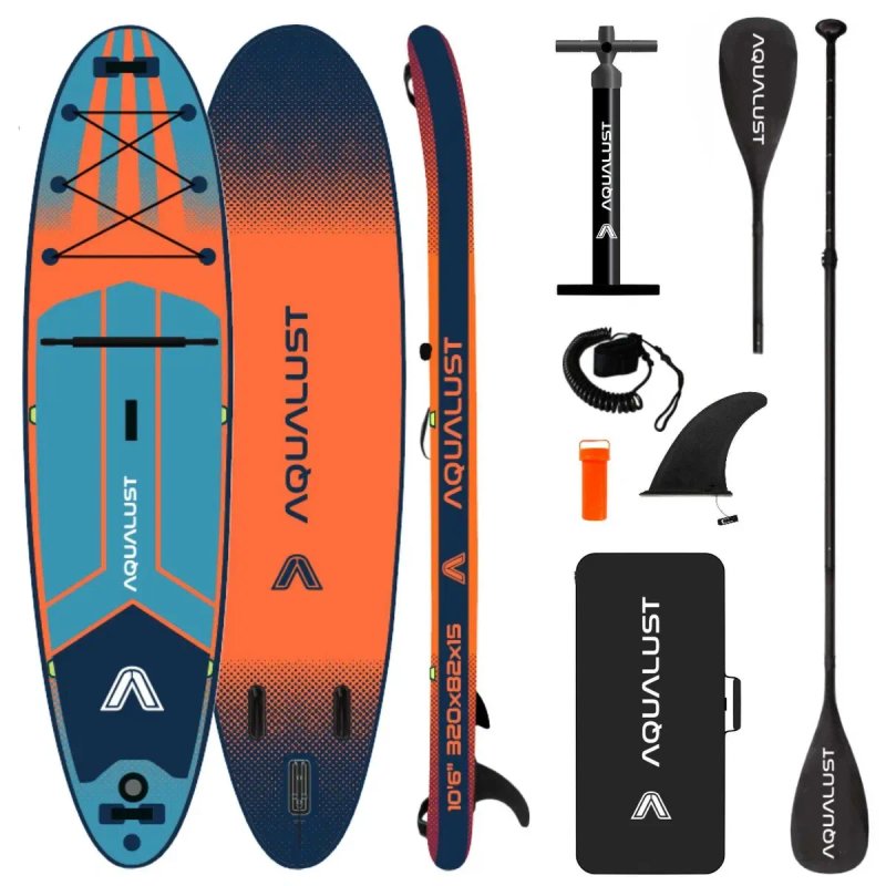NEW AQUALUST SUP дошка САП доска 320/365см 2 ШАРИ борд board НОВА SUP дошка 2 шари слоя доска надувна Stand Up Paddle board борд SUB SAP надувная — фото 2