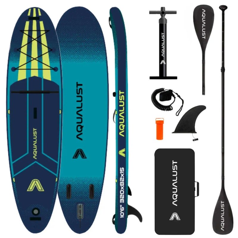NEW AQUALUST SUP дошка САП доска 320/365см 2 ШАРИ борд board НОВА SUP дошка 2 шари слоя доска надувна Stand Up Paddle board борд SUB SAP надувная — фото 5