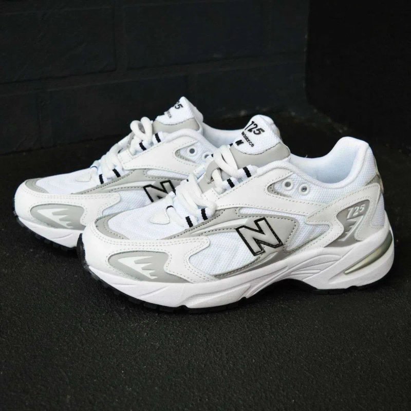 New Balance 725 White Gray жіночі кросівки білі з сірим розмір 37–41 кроссовки нью беленс — фото 2