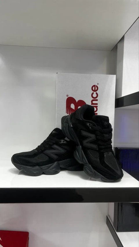 New balance 9060 black 36 37 38 39 40 41 total чорні чоловічі жіночі підліток