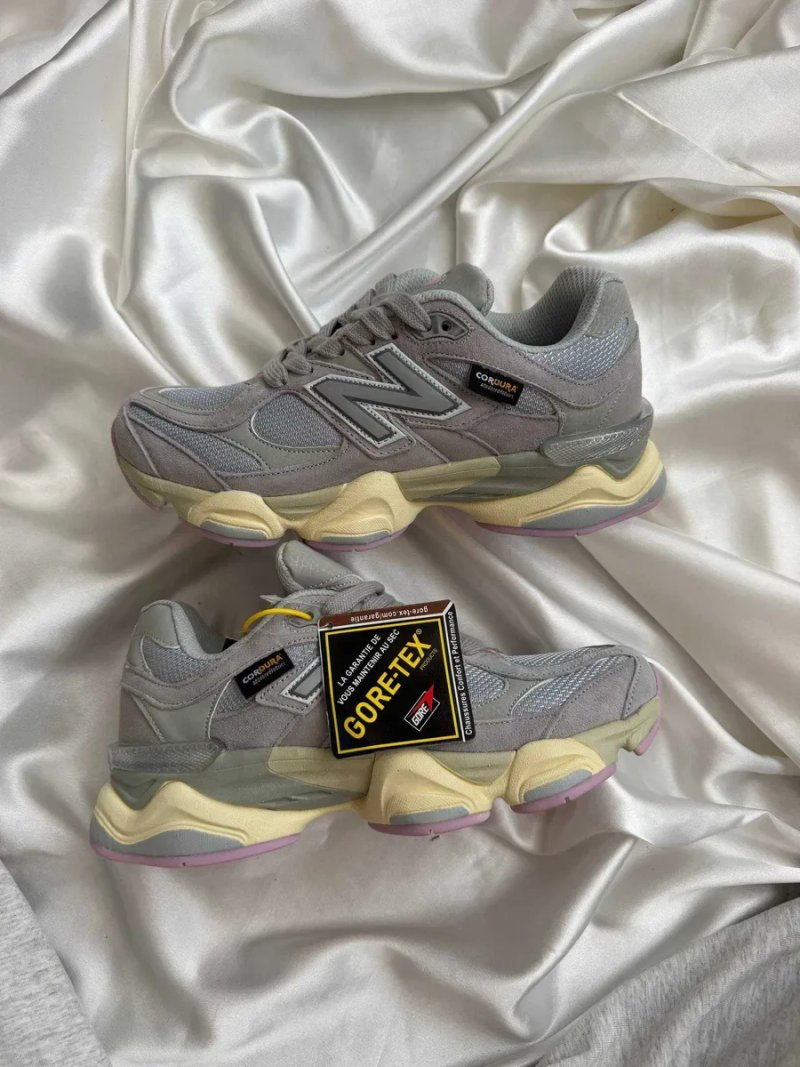 New Balance 9060 Grey Pink CorDura / Нью Беленс 9060 Кордура серые розовые влагозащита 36 37 38 39 40 41 — фото 2
