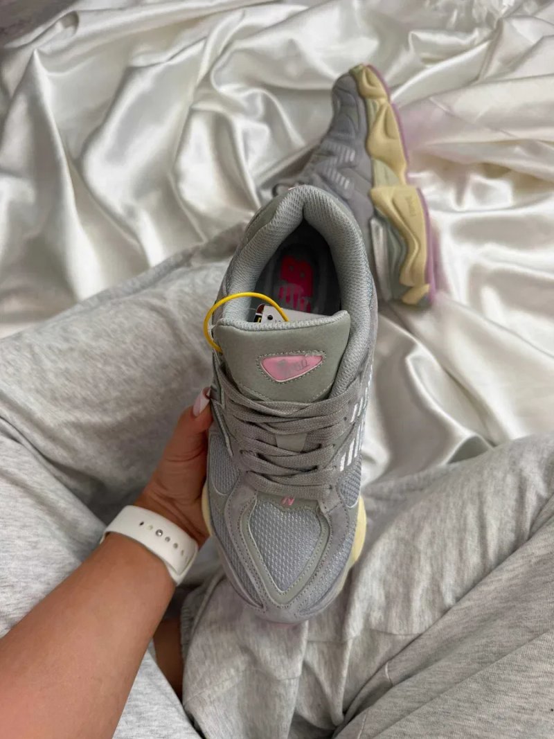 New Balance 9060 Grey Pink CorDura / Нью Беленс 9060 Кордура серые розовые влагозащита 36 37 38 39 40 41 — фото 5