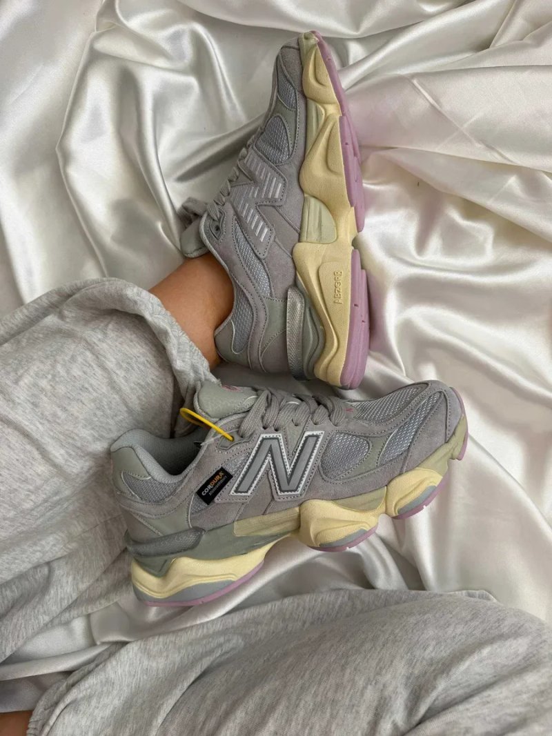New Balance 9060 Grey Pink CorDura / Нью Беленс 9060 Кордура серые розовые влагозащита 36 37 38 39 40 41 — фото 6