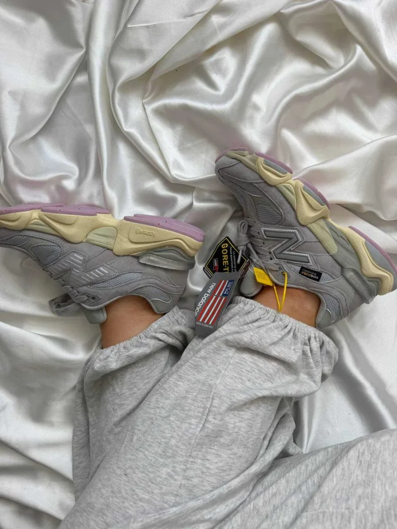 New Balance 9060 Grey Pink CorDura / Нью Беленс 9060 Кордура серые розовые влагозащита 36 37 38 39 40 41 — фото 7