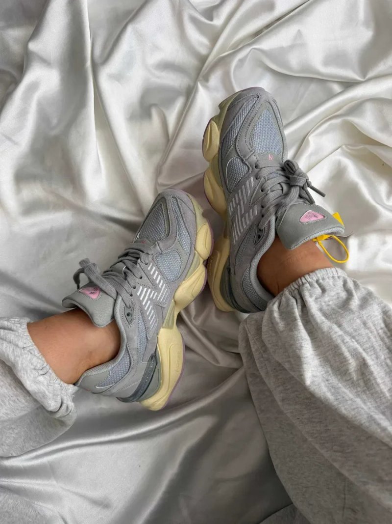 New Balance 9060 Grey Pink CorDura / Нью Беленс 9060 Кордура серые розовые влагозащита 36 37 38 39 40 41 — фото 8