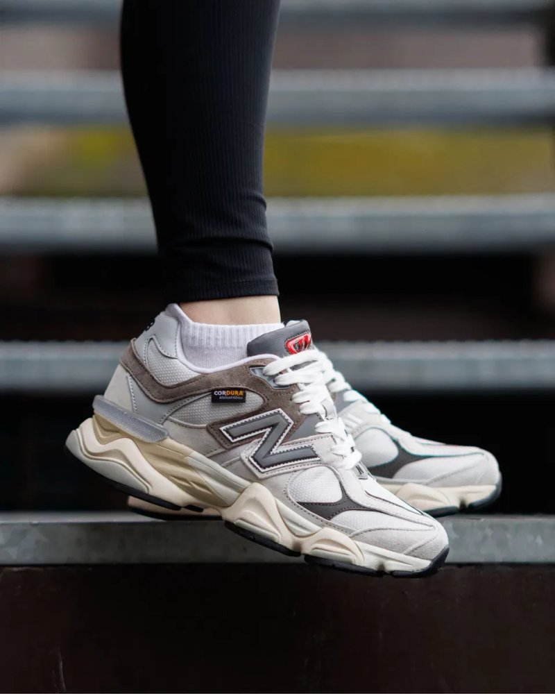 New Balance 9060 Grey Silver Cordura — фото 3