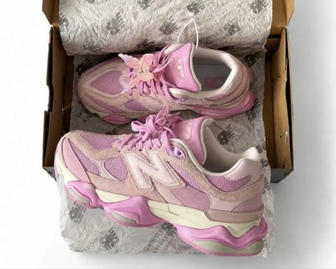 New Balance 9060 Pink Overdye жіночі кросівки ню беланс 9060 рожеві