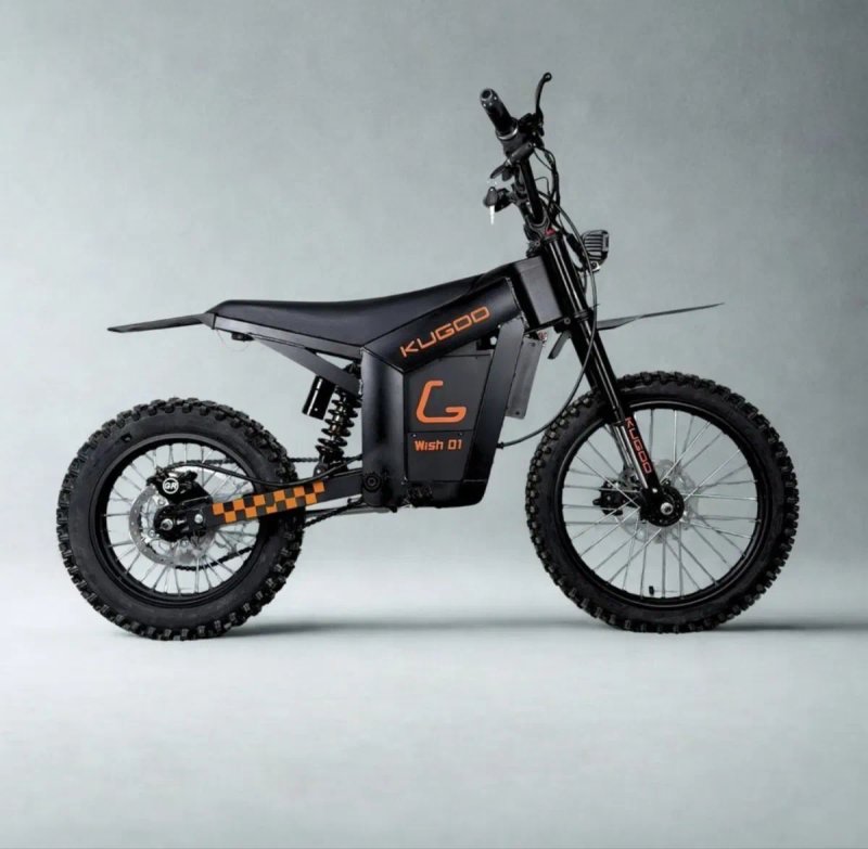 NEW! Електробайк KUGOO Wish 01 BLACK EDITION (2026) З регульованою підвіскою! — фото 2