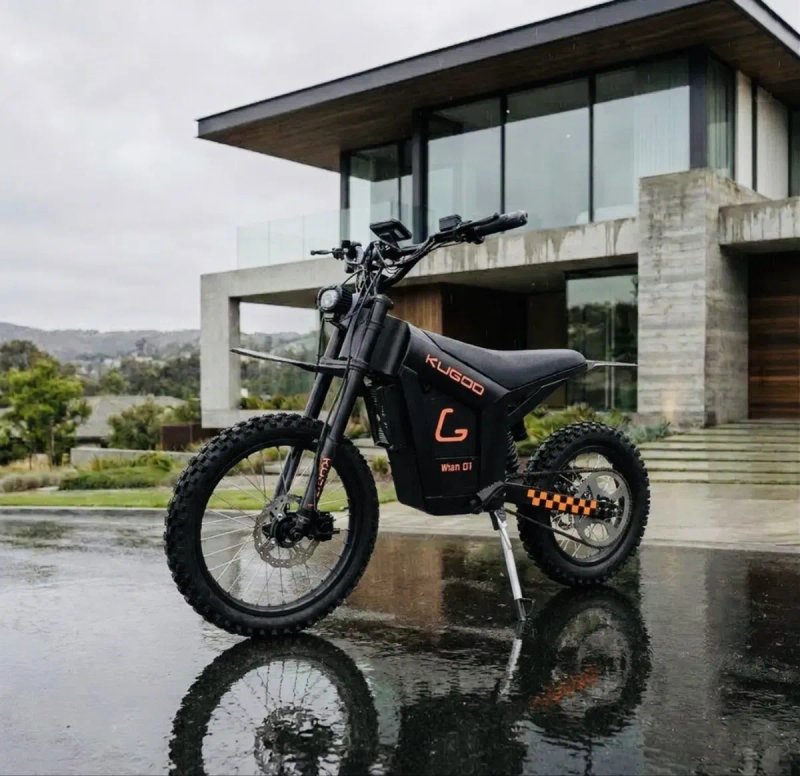 NEW! Електробайк KUGOO Wish 01 BLACK EDITION (2026) З регульованою підвіскою! — фото 7