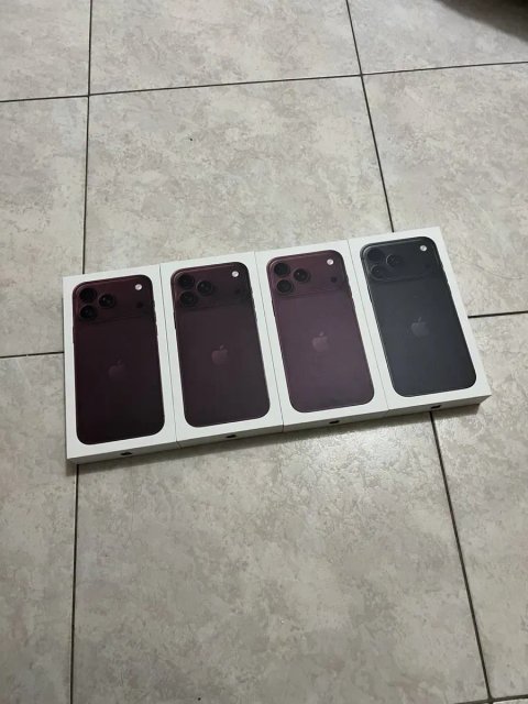 New iphone 18 pro max 256/512gb Burgundy/black