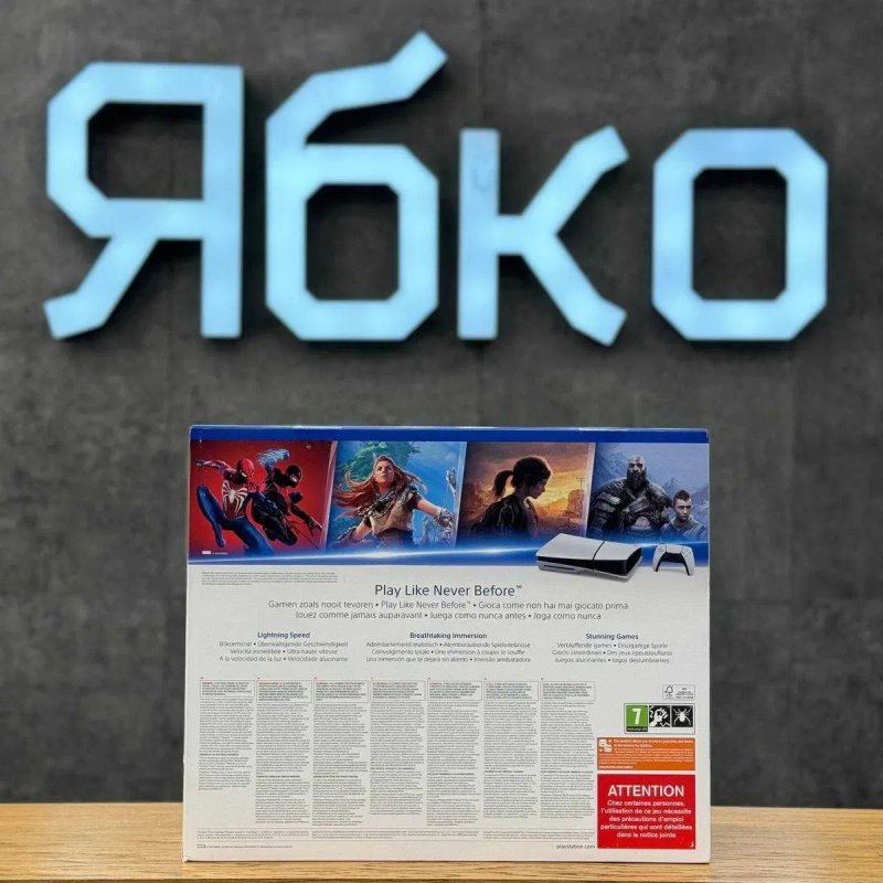 NEW PlayStation 5 Slim (BluRay) (1TB) + DualSense купуй у ЯБКО Рів'єра — фото 2