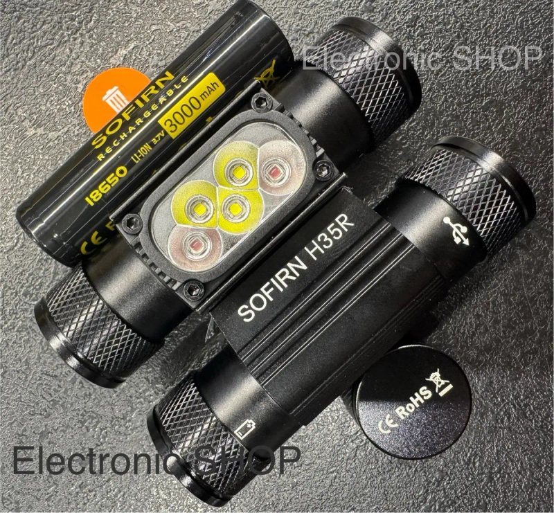 NEW! SOFIRN H35R \1500lm\660nm red light\3000ma\оновлення моделі H25LR — фото 2