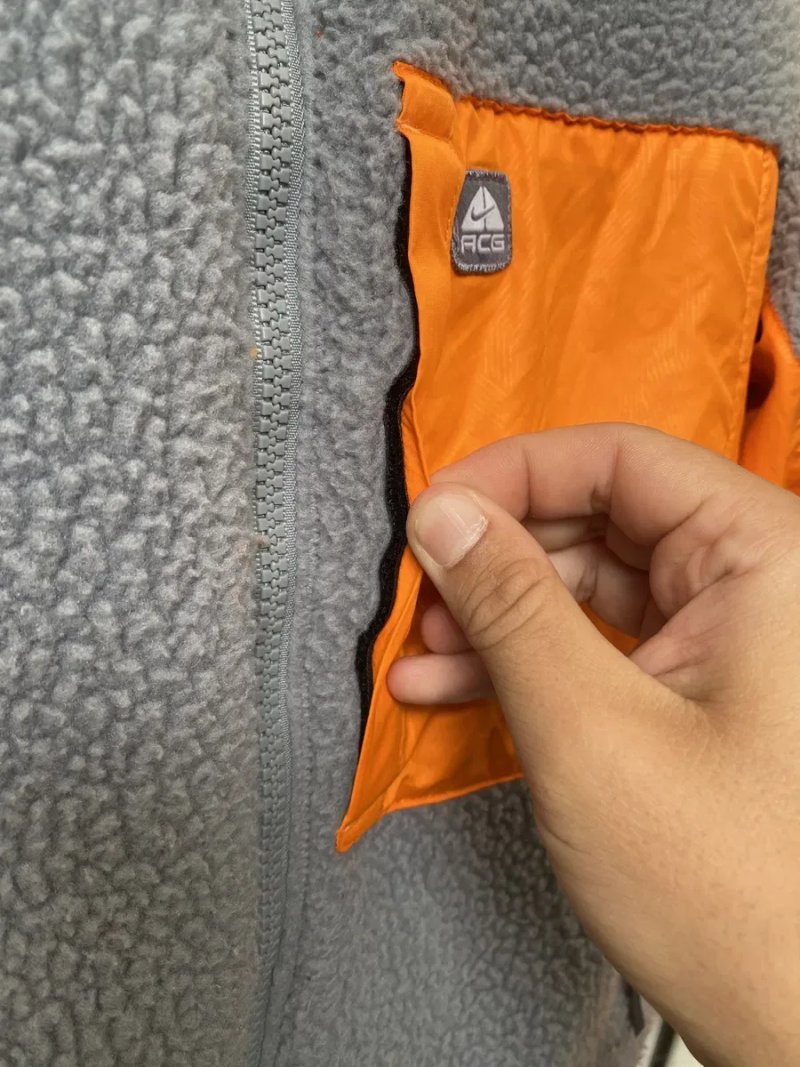 Nike ACG двухстороння курточка шерпа Vintage L розмір найк оригінал — фото 3
