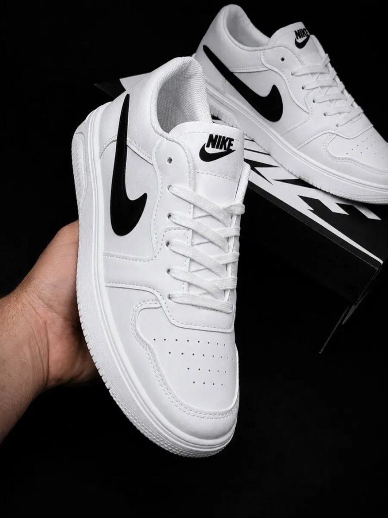 Nike  af 1 мужские кросовки найки Красовки найк белые Кросивки найки осень Найк аир форсы Базовые мужские кросовки — фото 2