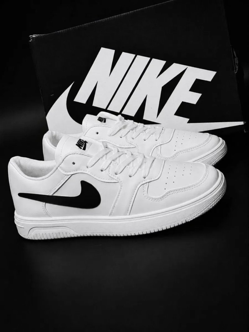 Nike  af 1 мужские кросовки найки Красовки найк белые Кросивки найки осень Найк аир форсы Базовые мужские кросовки — фото 6