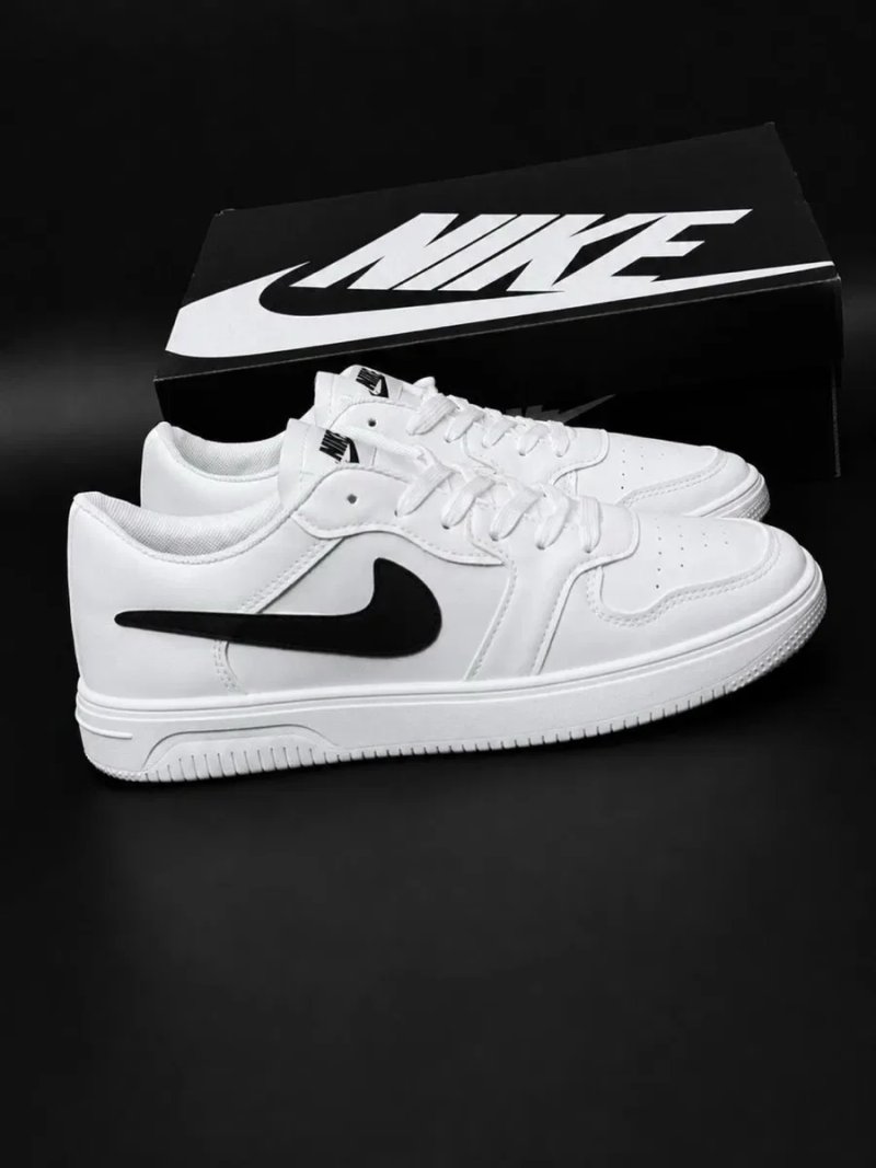 Nike  af 1 мужские кросовки найки Красовки найк белые Кросивки найки осень Найк аир форсы Базовые мужские кросовки — фото 7