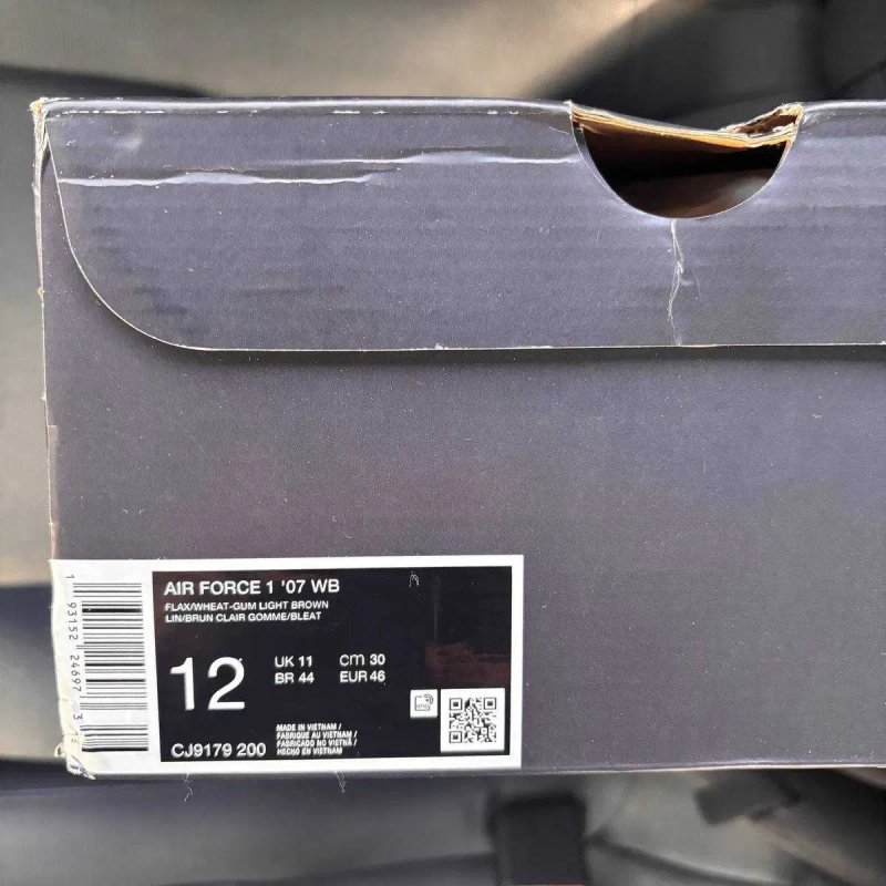 Nike Air Force 1 '07 WB розмір 46, 30 см — фото 4