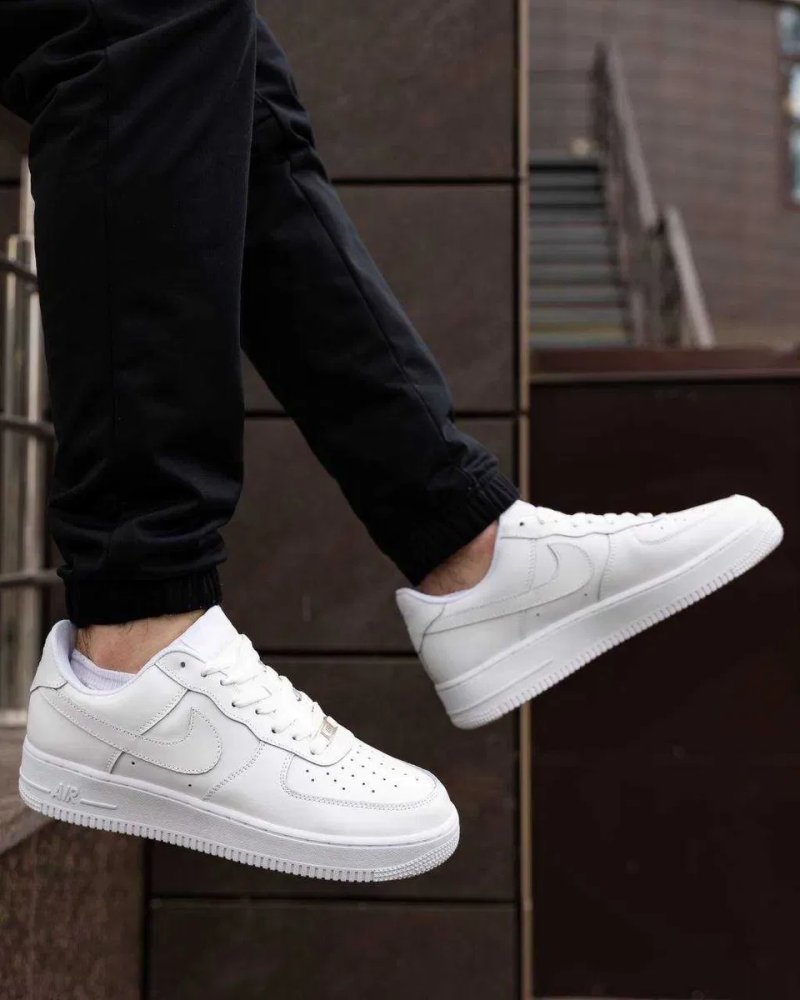 Nike Air Force 1 культові кросівки Найк Еір Форси 1 білі 36-46 — фото 5