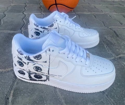 Nike Air Force 1 Low white х Supreme Comme des Garcons 37-44 р.