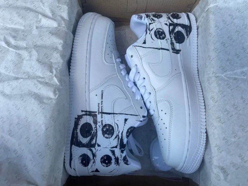 Nike Air Force 1 Low white х Supreme Comme des Garcons 37-44 р. — фото 4