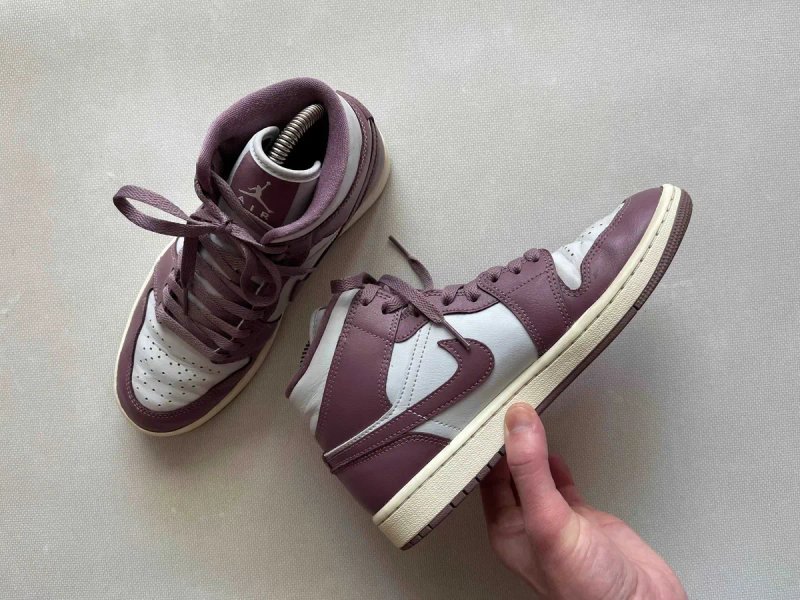Nike air jordan 1, оригінал шкіряні кросівки — фото 3