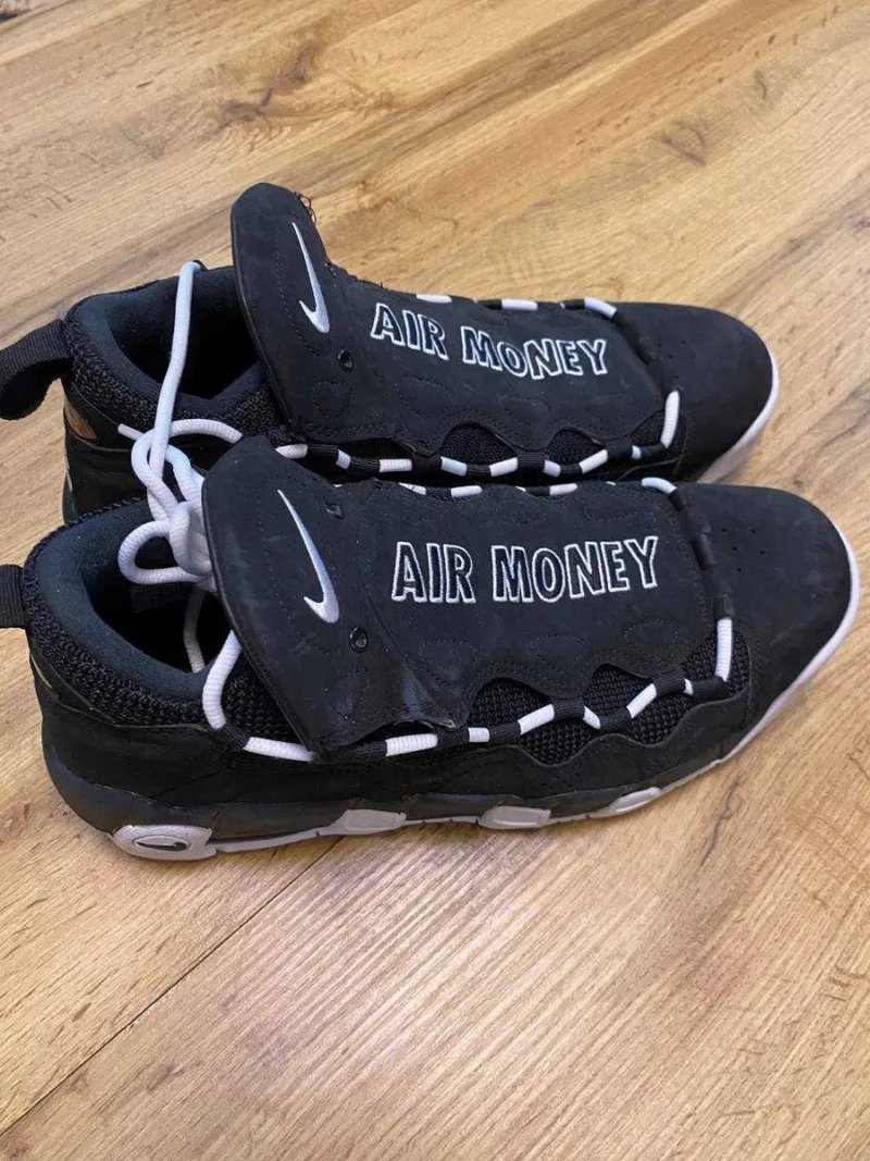 Nike Air More Money оригінал / кросівки Nike Air Money чорні 46 р — фото 2