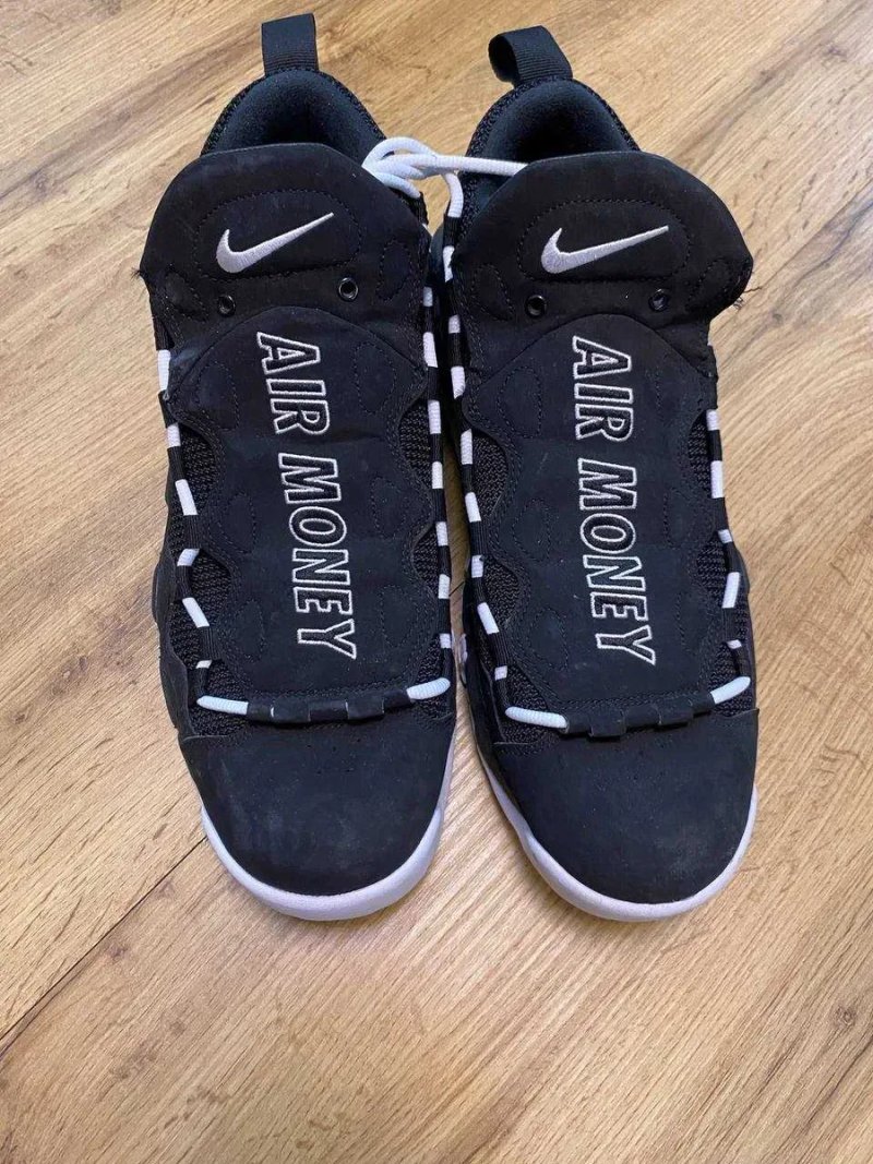 Nike Air More Money оригінал / кросівки Nike Air Money чорні 46 р — фото 3