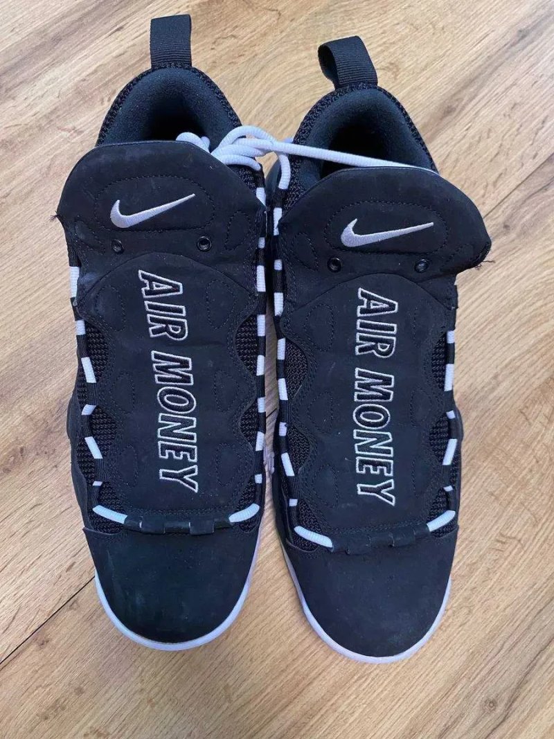 Nike Air More Money оригінал / кросівки Nike Air Money чорні 46 р — фото 4