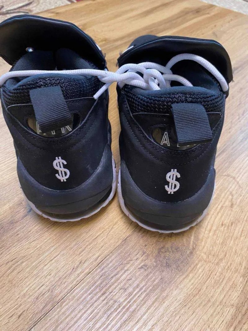 Nike Air More Money оригінал / кросівки Nike Air Money чорні 46 р — фото 5