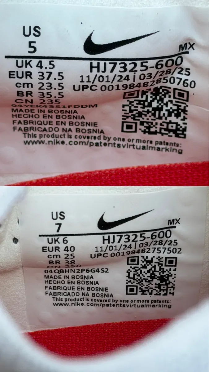 Nike Air Zoom Vapor 16 Elite Fg оригінал бутси чоловічі розмір 38.5 (24см) та 40 (25см) нові HJ7325-600 — фото 7