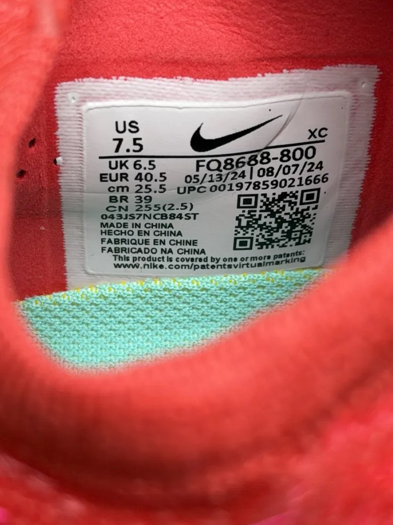 Nike Air Zoom Vapor 16 Elite SG оригінал бутси чоловічі розмір 40 (25см) та 40.5 (25.5см) нові FQ8688-800 — фото 7