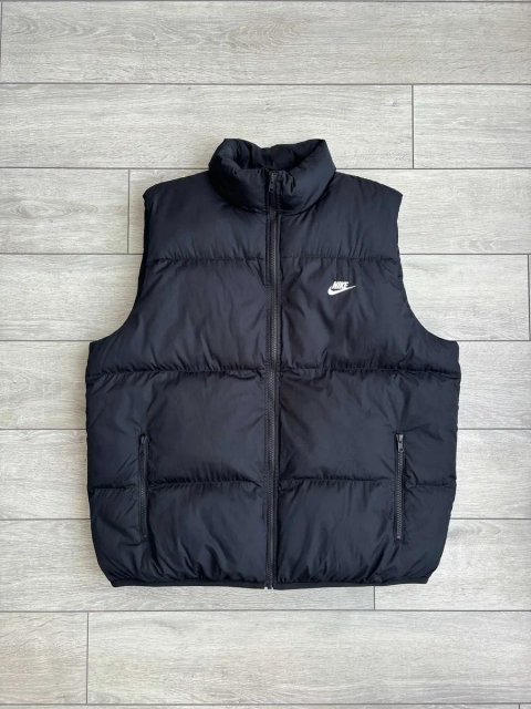 Nike Club Puffer Vest Sportswear Club Primaloft Black Size L Л Розмір Найк Чорна Чоловіча Жилетка Дута Безрукавка Жилет Куртка Без Рукавів Оригінал
