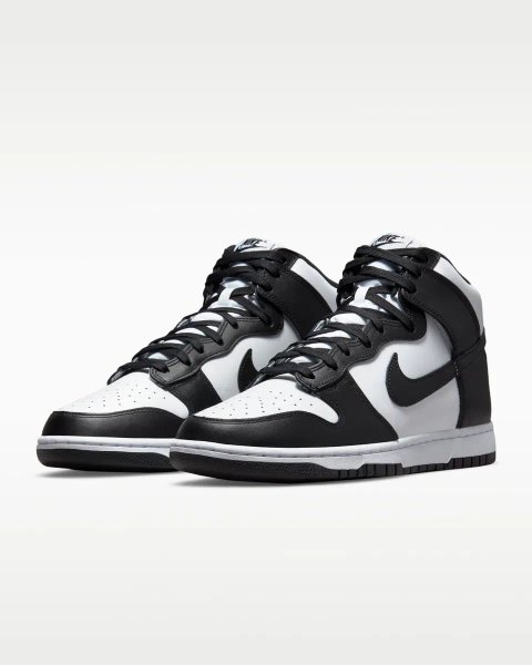 Nike Dunk High Retro шкіряні чоловічі кросівки