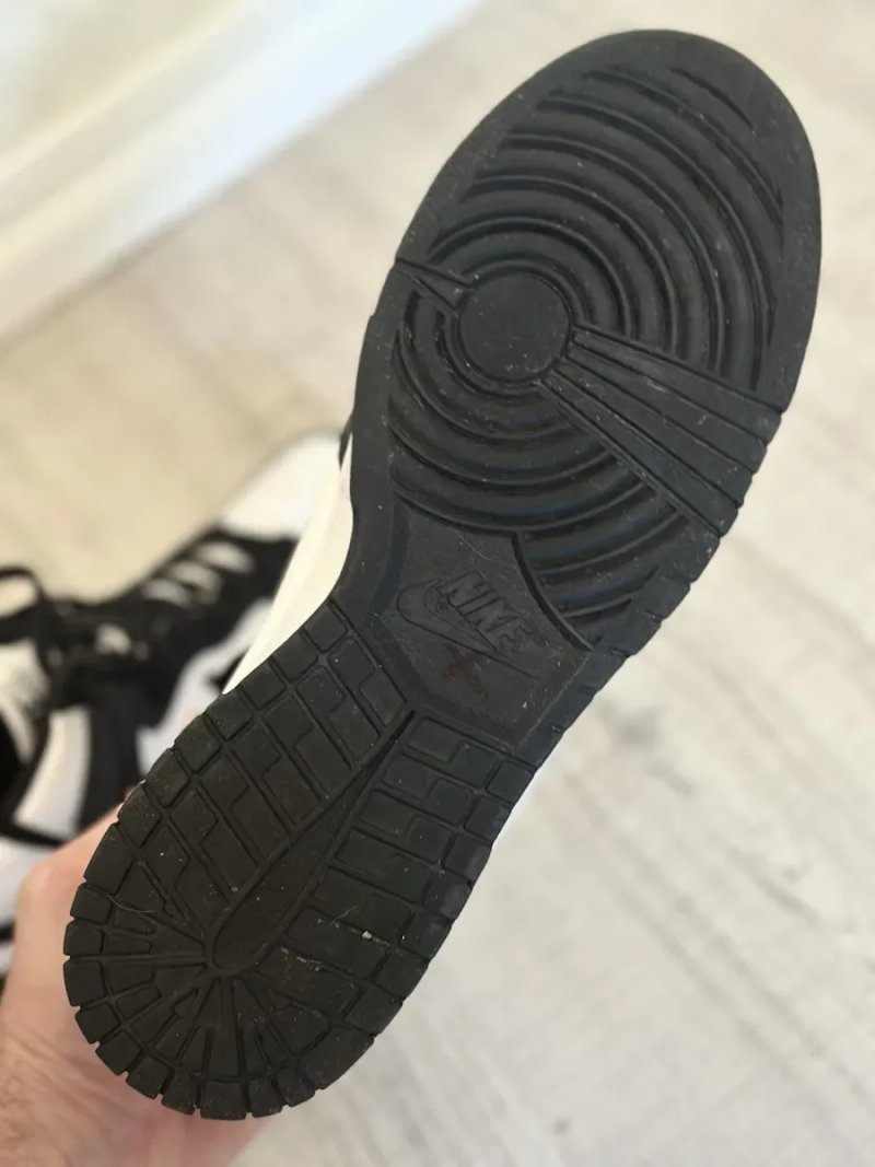 Nike Dunk High Retro шкіряні чоловічі кросівки — фото 7