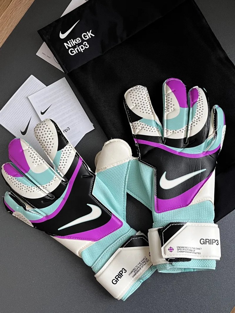 Nike GK Grip 3 оригінал воротарські рукавиці дитячі розмір 6 нові FB2998-010 — фото 2