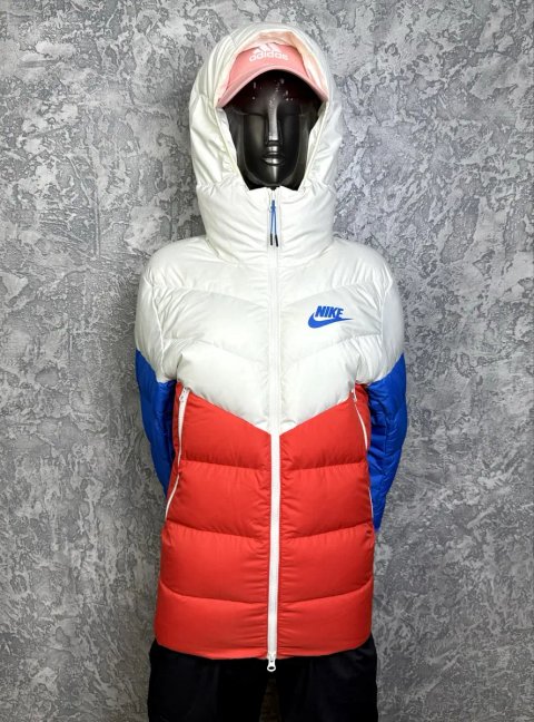 Nike куртка пуховик XS-S размер стёганая яркая