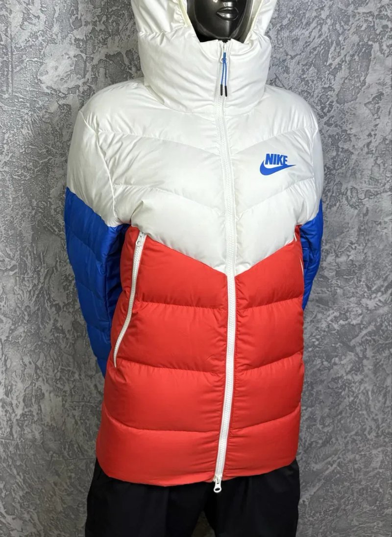 Nike куртка пуховик XS-S размер стёганая яркая — фото 4