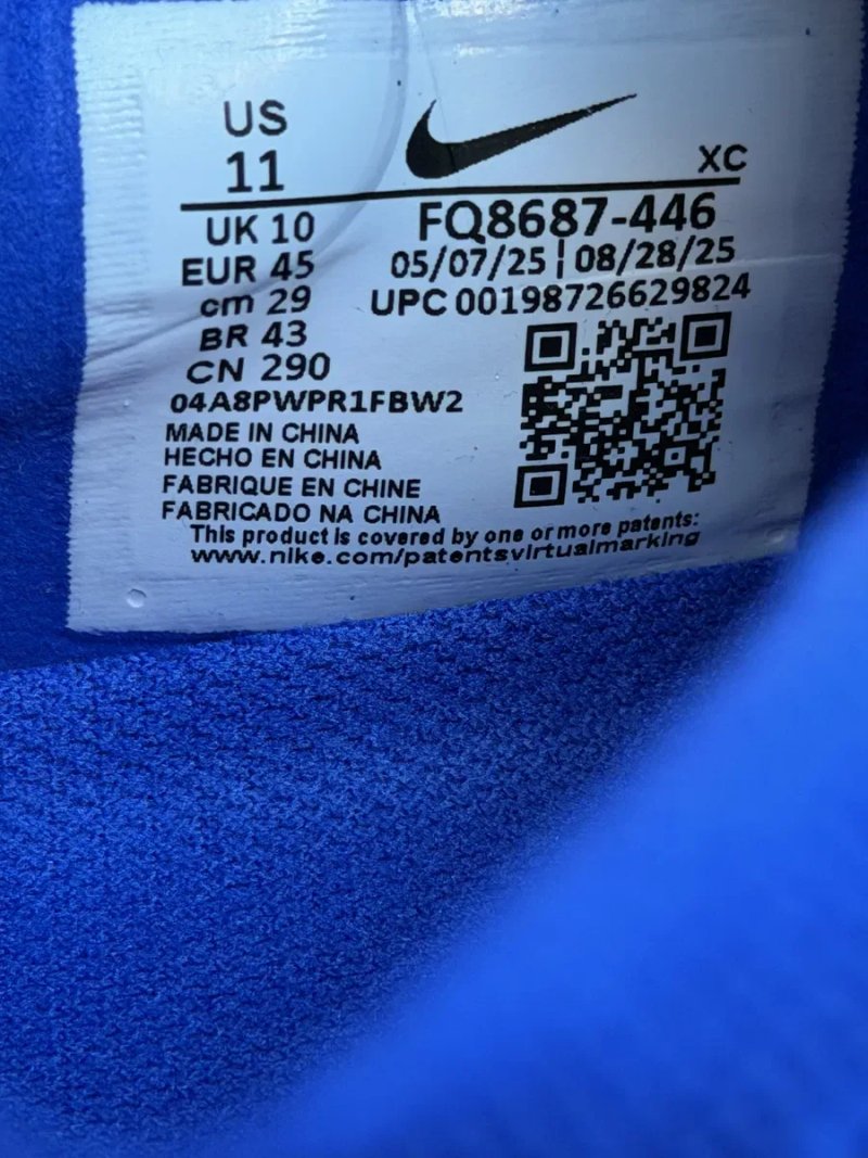 Nike Mercurial Air Zoom Vapor 16 Pro Tf оригінал сороконіжки чоловічі розмір 38.5 (24см) 45 (29см) 46 (30см) нові FQ8687-446 — фото 8