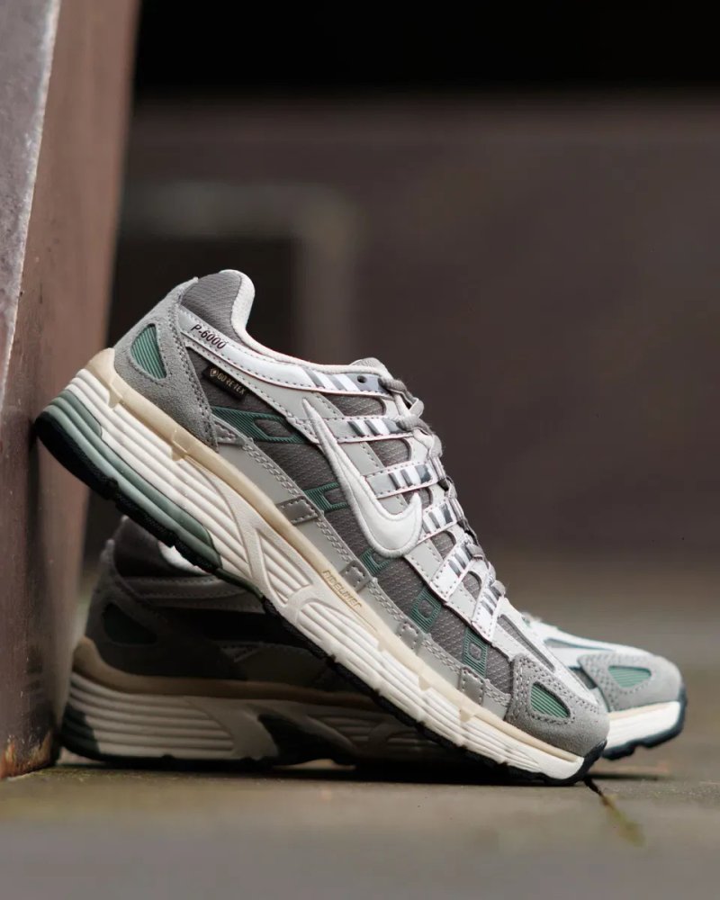 Nike P-6000 Gore-Tex Ligth Grey Green — фото 7
