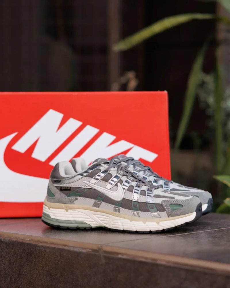 Nike P-6000 Gore-Tex Ligth Grey Green — фото 8