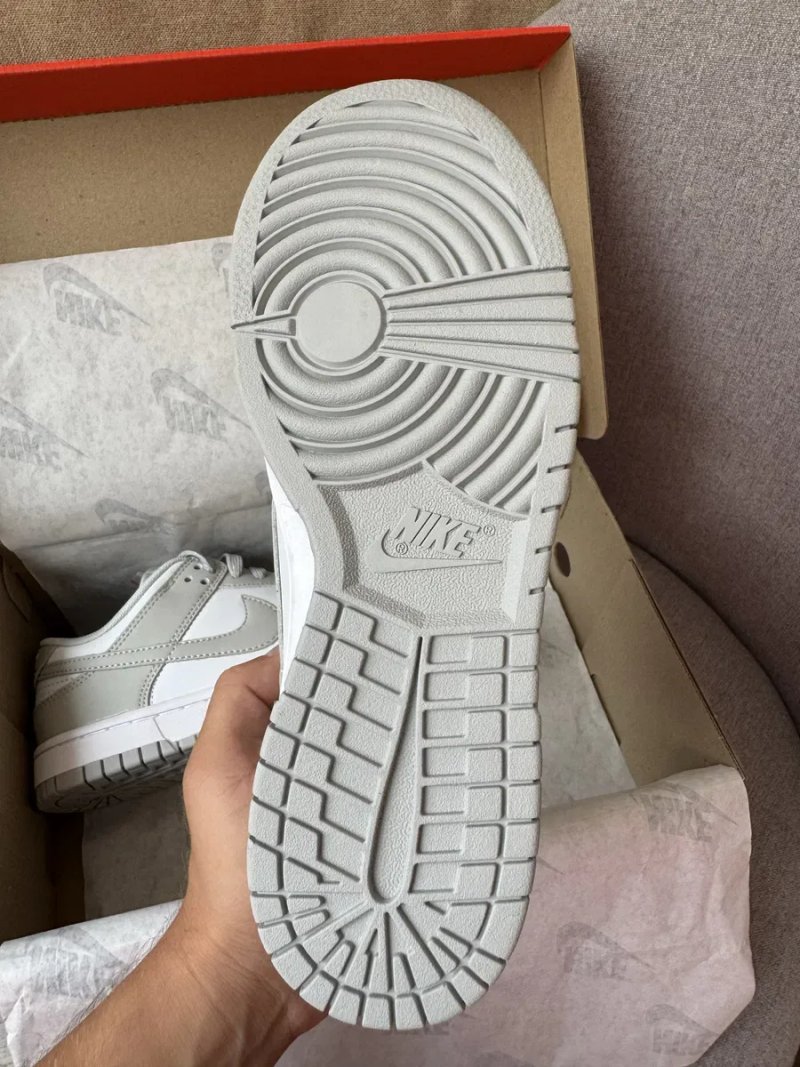Nike SB Dunk Low Grey кросівки найк данк шкіряні демісезонні — фото 4