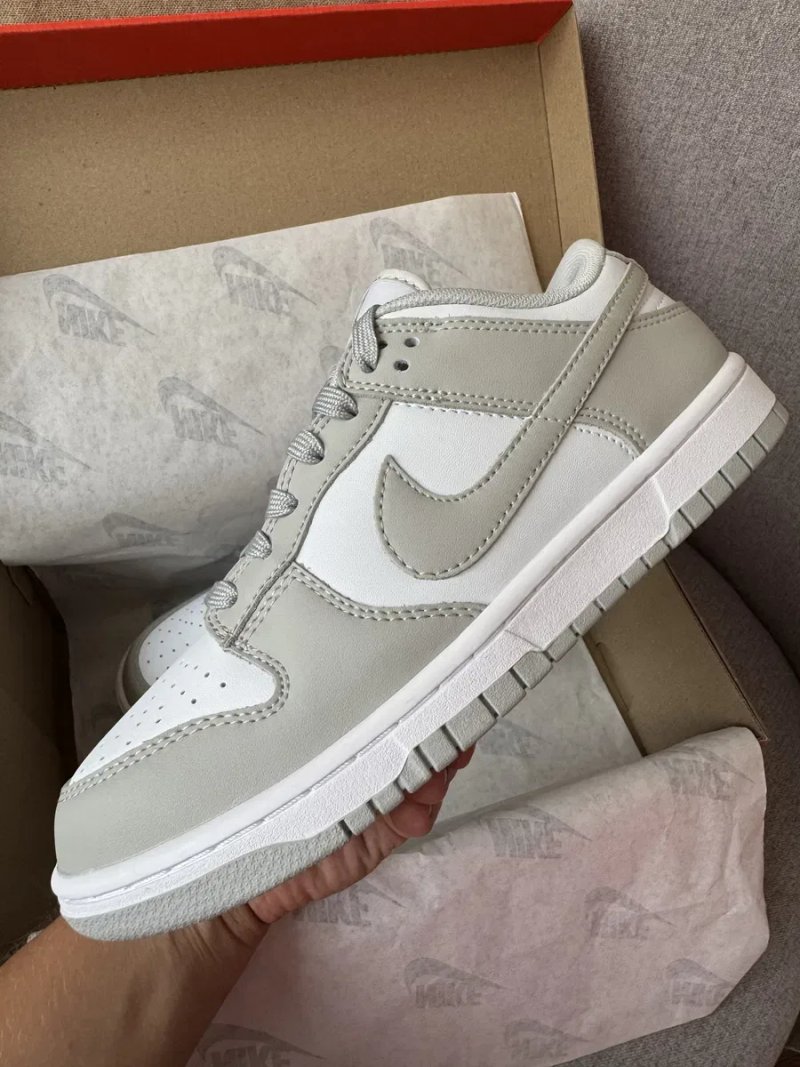 Nike SB Dunk Low Grey кросівки найк данк шкіряні демісезонні — фото 5
