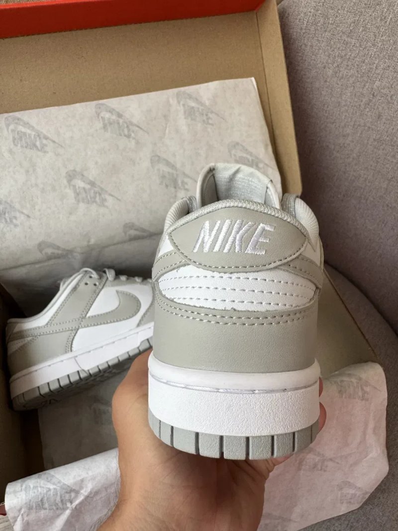Nike SB Dunk Low Grey кросівки найк данк шкіряні демісезонні — фото 6