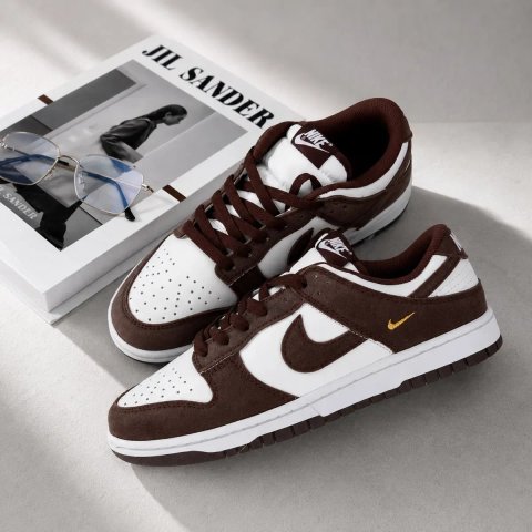 Nike SB Dunk Low Sail Brown жіночі кросівки найк сб данк коричневі