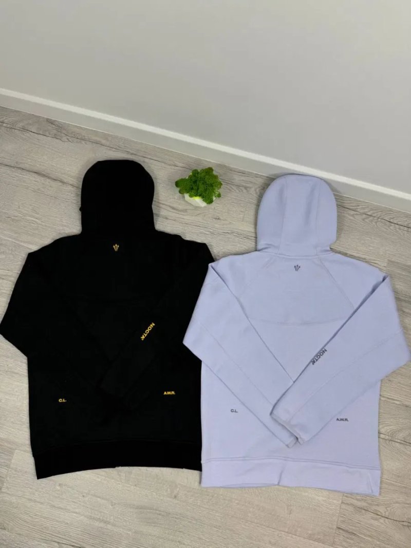 Nike Tech Fleece Nocta чоловіче худі на блискавці | Зіп худі найк теч фліс нокта чорна/фіолетова — фото 4