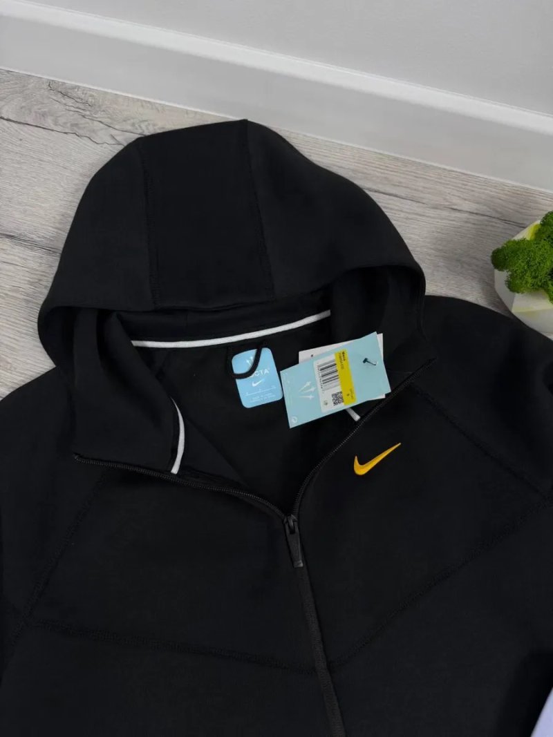 Nike Tech Fleece Nocta чоловіче худі на блискавці | Зіп худі найк теч фліс нокта чорна/фіолетова — фото 6