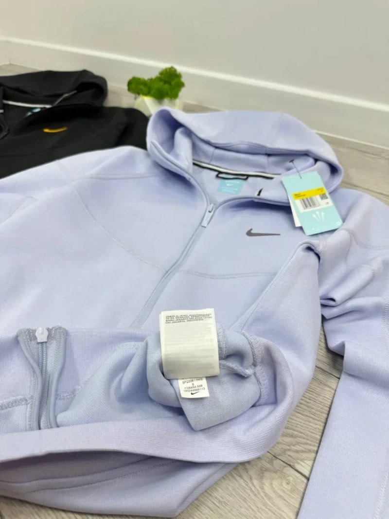 Nike Tech Fleece Nocta чоловіче худі на блискавці | Зіп худі найк теч фліс нокта чорна/фіолетова — фото 7