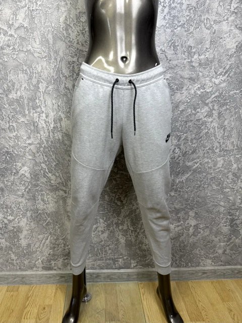 Nike Tech fleece штаны S размер спортивные серые на манжетах