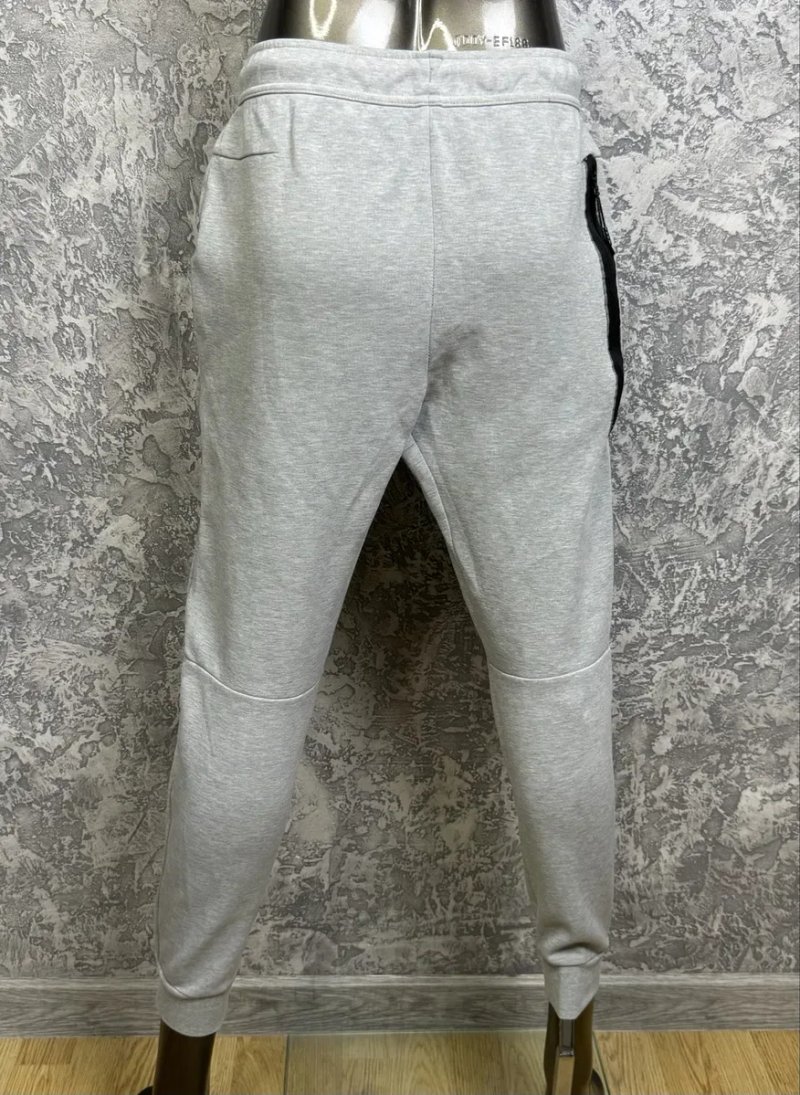 Nike Tech fleece штаны S размер спортивные серые на манжетах — фото 2