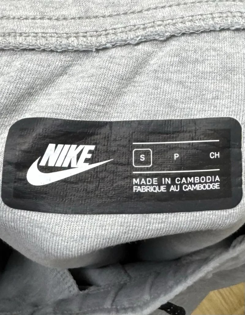 Nike Tech fleece штаны S размер спортивные серые на манжетах — фото 4